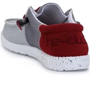 Hey Dude Shoes Hey Dude Wally Funk Dark Grey Red Poshmark